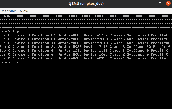 LSPCI Output